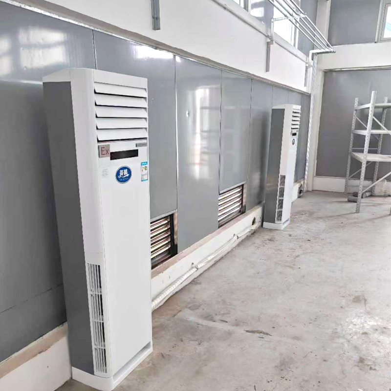 英騰3匹柜機(jī)安裝現(xiàn)場